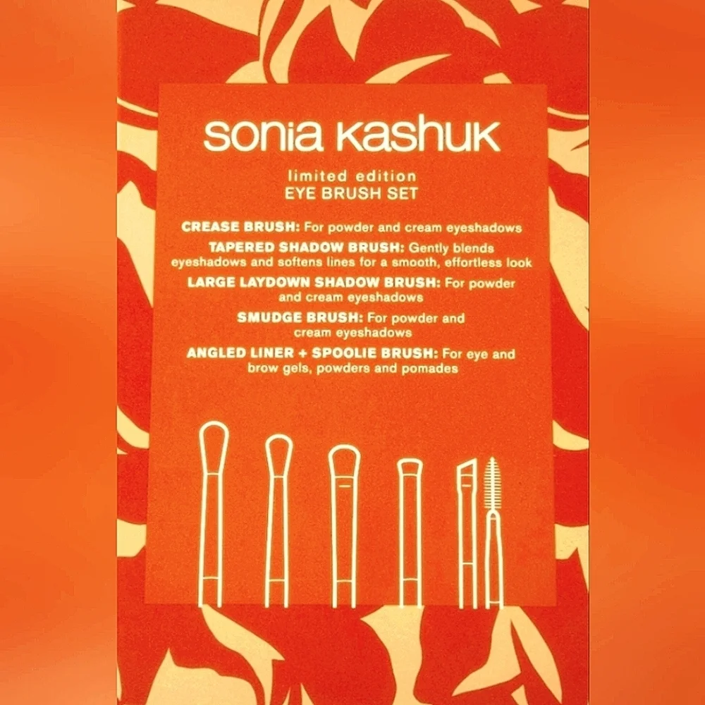 Sonia Kashuk Limited Edition Eye Brush Set, New In Box